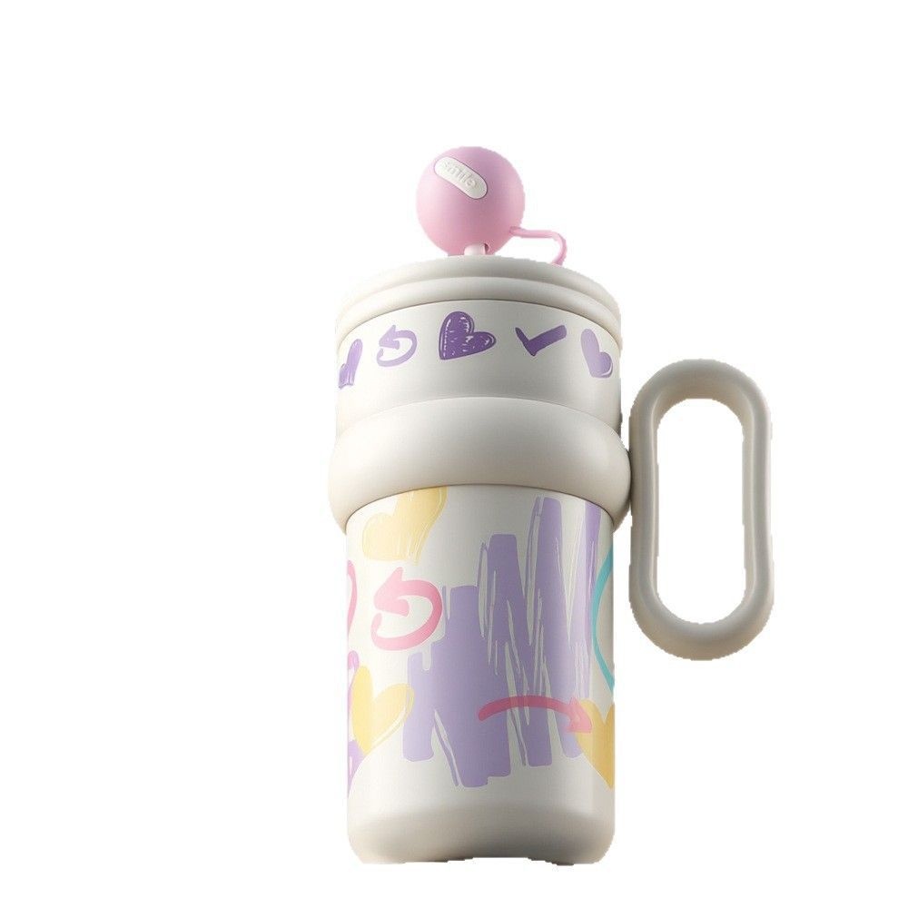 Verre à bubble tea avec anse, forme boule — Cuisine Verre à bubble tea avec anse, forme boule — Cuisine