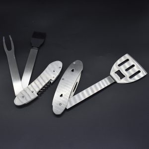 Ustensile de barbecue 5 en 1, acier inoxydable — Cuisine