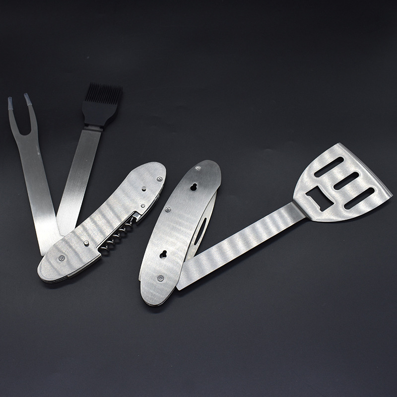 Ustensile de barbecue 5 en 1, acier inoxydable — Cuisine