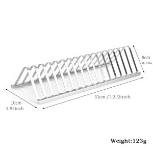 Support à travers en inox pour barbecue et four