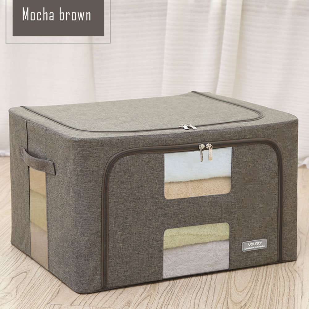 Boîte de rangement en toile Oxford 20 L, à roulettes — Rangement & organisation Boîte de rangement en toile Oxford 20 L, à roulettes — Rangement & organisation