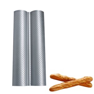 Plaque à baguettes perforée antiadhésive — Pâtisserie