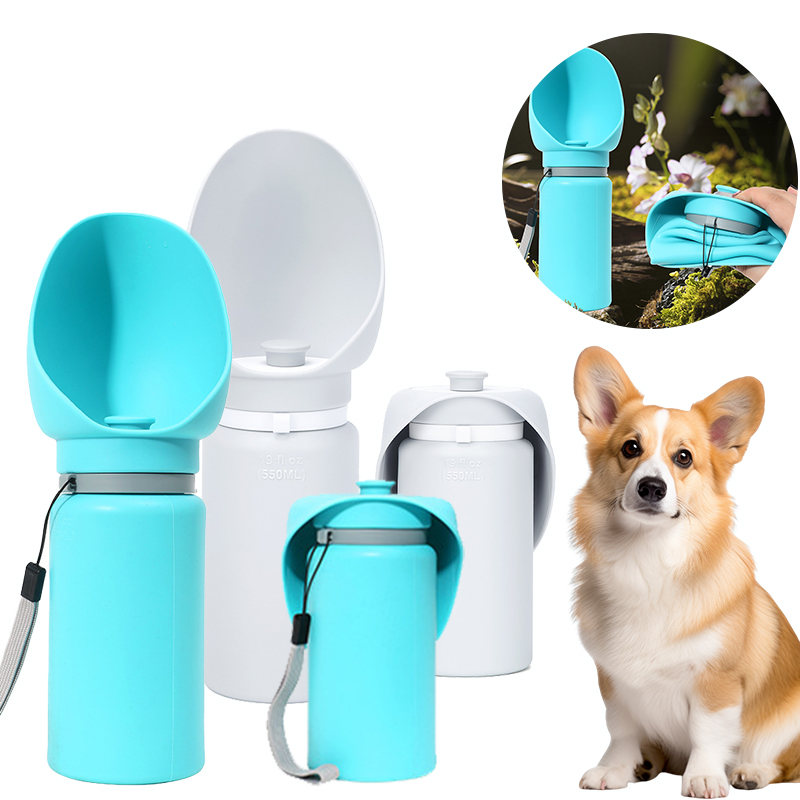 Gourde pliable de promenade pour chien