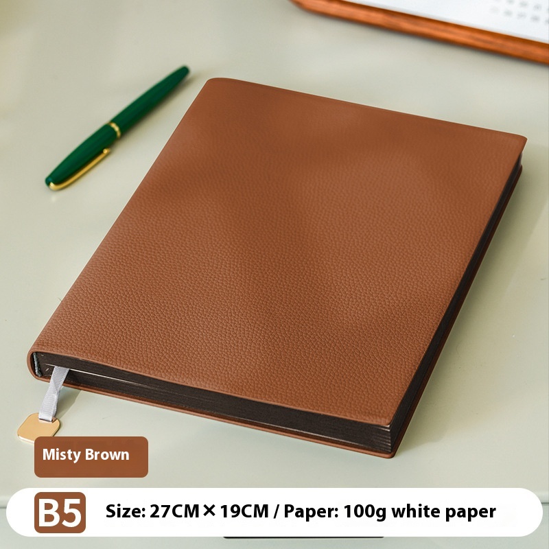 Carnet B5 à couverture souple grain litchi, papier 100 g — Papeterie Carnet B5 à couverture souple grain litchi, papier 100 g — Papeterie