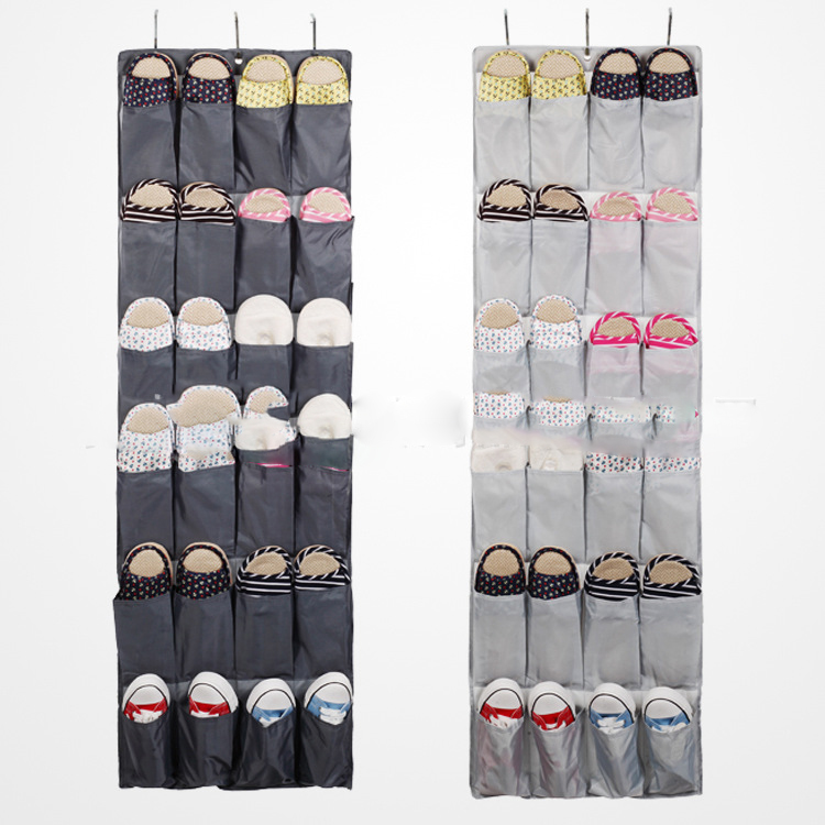 Pochette suspendue de porte en toile Oxford, 45 × 150 cm — Rangement & organisation Pochette suspendue de porte en toile Oxford, 45 × 150 cm — Rangement & organisation