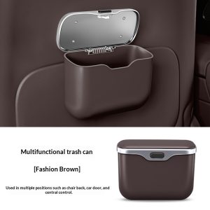 Poubelle de voiture suspendue avec rangement intégré — Rangement & organisation
