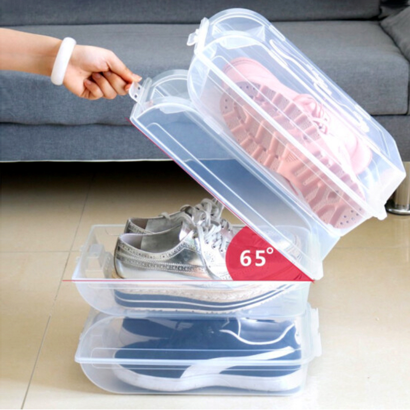 Boîtes à chaussures transparentes, lot de 6 — Rangement & organisation Boîtes à chaussures transparentes, lot de 6 — Rangement & organisation