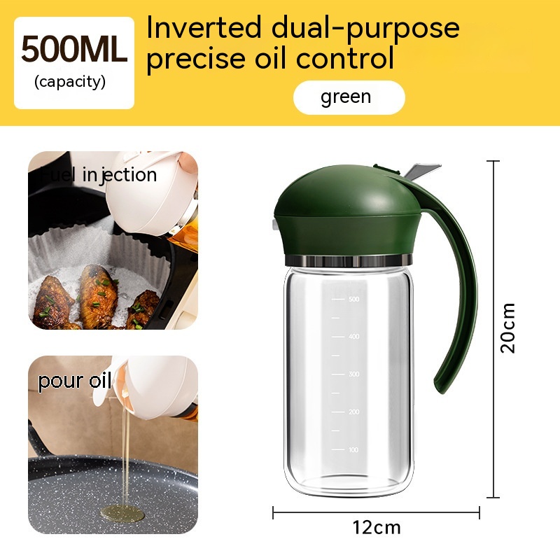 Huilier verseur et vaporisateur 500 ml, en verre — Cuisine Huilier verseur et vaporisateur 500 ml, en verre — Cuisine