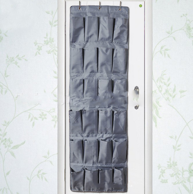 Pochette suspendue de porte en toile Oxford, 45 × 150 cm — Rangement & organisation Pochette suspendue de porte en toile Oxford, 45 × 150 cm — Rangement & organisation