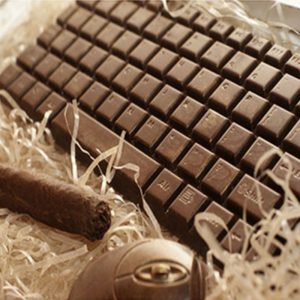 Moule à chocolat en silicone, motif clavier — Pâtisserie