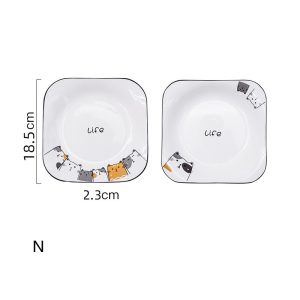 Assiettes en porcelaine nordique, lot de 2 — Art de la table
