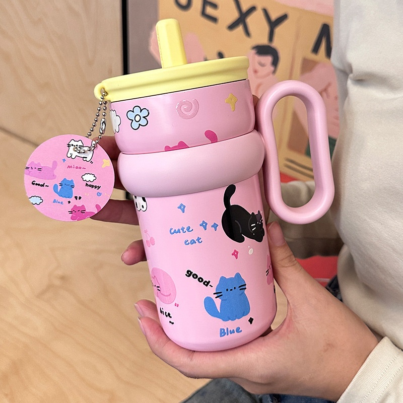 Verre à bubble tea avec anse, forme boule — Cuisine Verre à bubble tea avec anse, forme boule — Cuisine