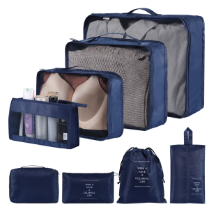Jeu de sacs de rangement pour dressing, beige uni — Rangement & organisation