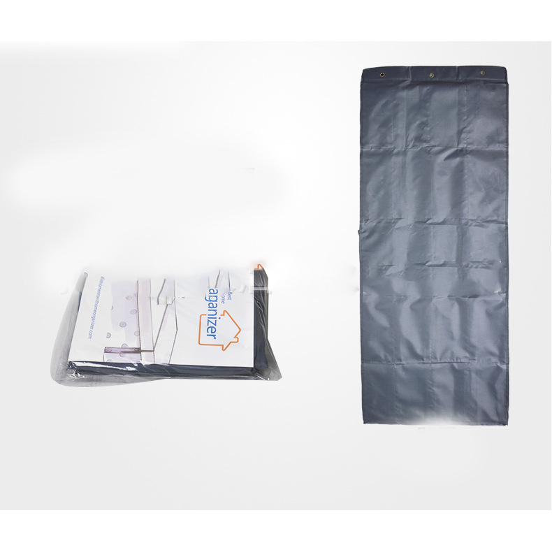 Pochette suspendue de porte en toile Oxford, 45 × 150 cm — Rangement & organisation Pochette suspendue de porte en toile Oxford, 45 × 150 cm — Rangement & organisation