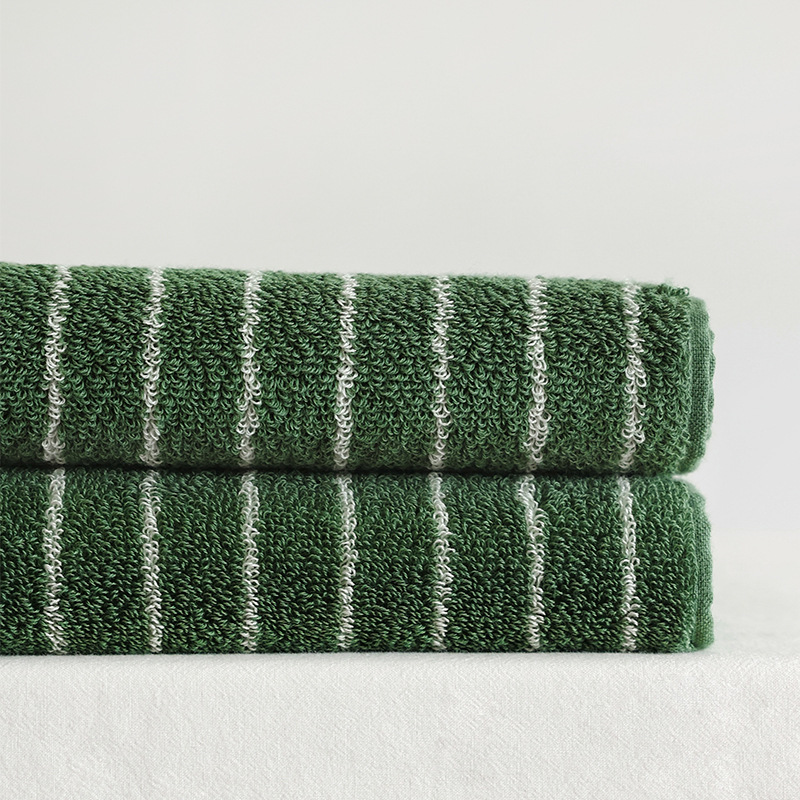 Serviettes en coton longues fibres, motifs jacquard — Linge de maison