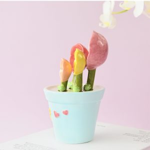 Cuillères doseuses fleur, jeu gradué — Pâtisserie