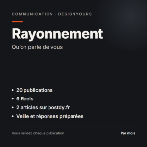 Formule communication Rayonnement : ce qui est compris